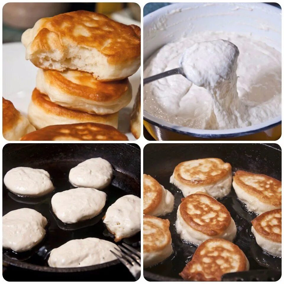Рецепты пышных оладий на кефире - как вкусно приготовить оладьи - Шаг за Шагом