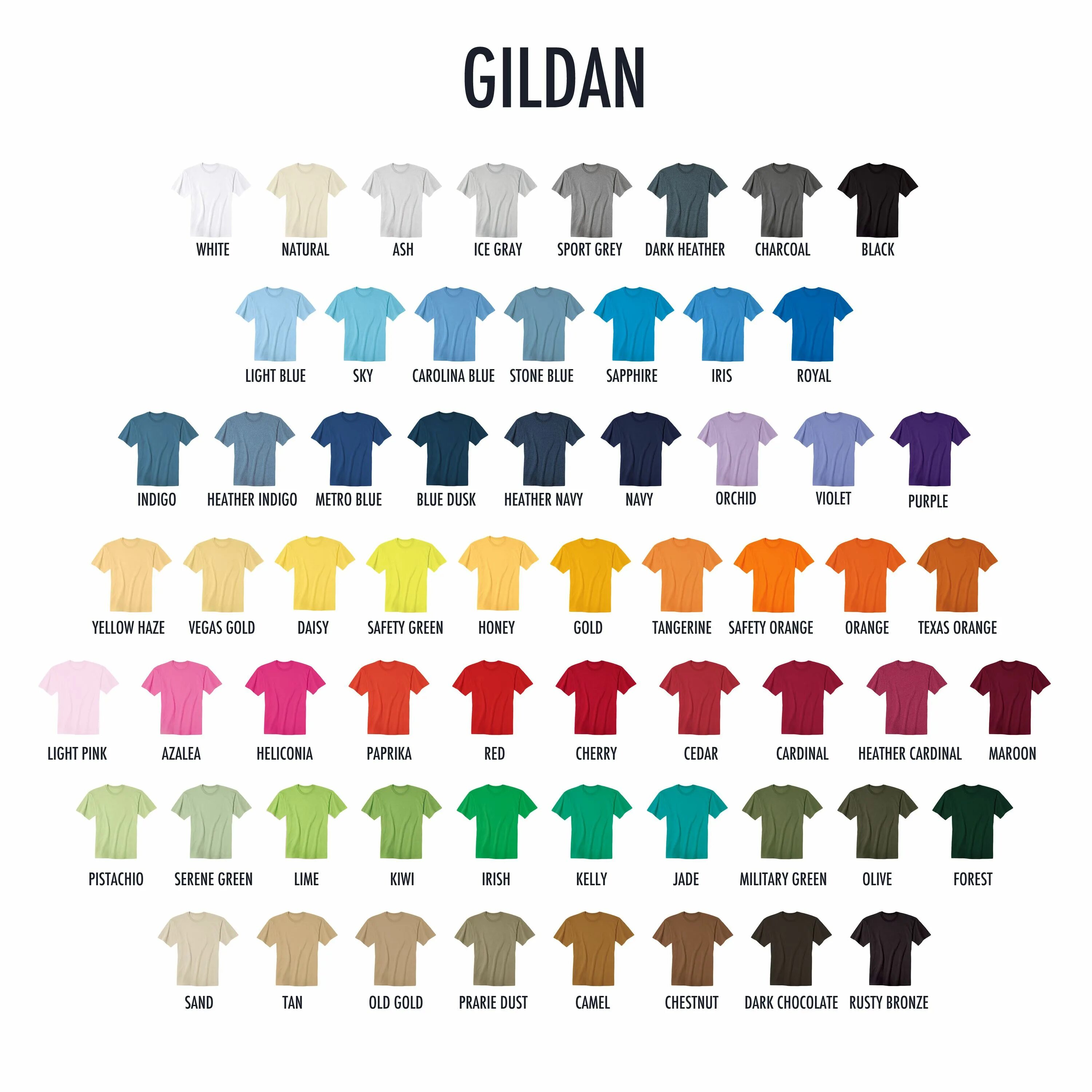 T colors