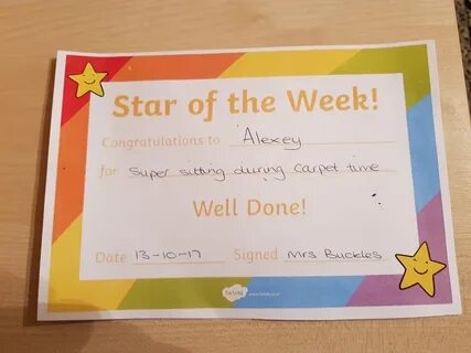 Week star