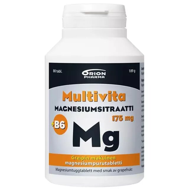 Магний в6 Multivita Orion Pharma. Финские витамины магний в6. Магний цитрат с витамином в6 финский. Магний детский финский.