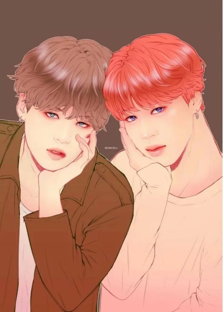 BTS Art юнмины. Чимин и Юнги арт. Чимин и Шуга арт. БТС yoonmin.