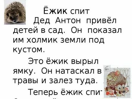 Ежик по травке бежит стих