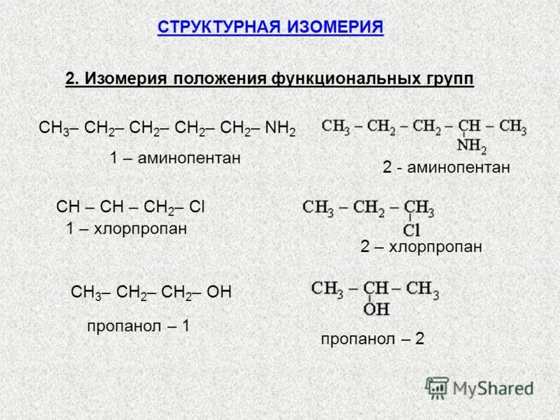 Формула изомера 2 аминопентана. 1-Аминопентан структурная формула. 3 Аминопентан структурная формула. Хлорпропан структурная формула. Изомерия реакции