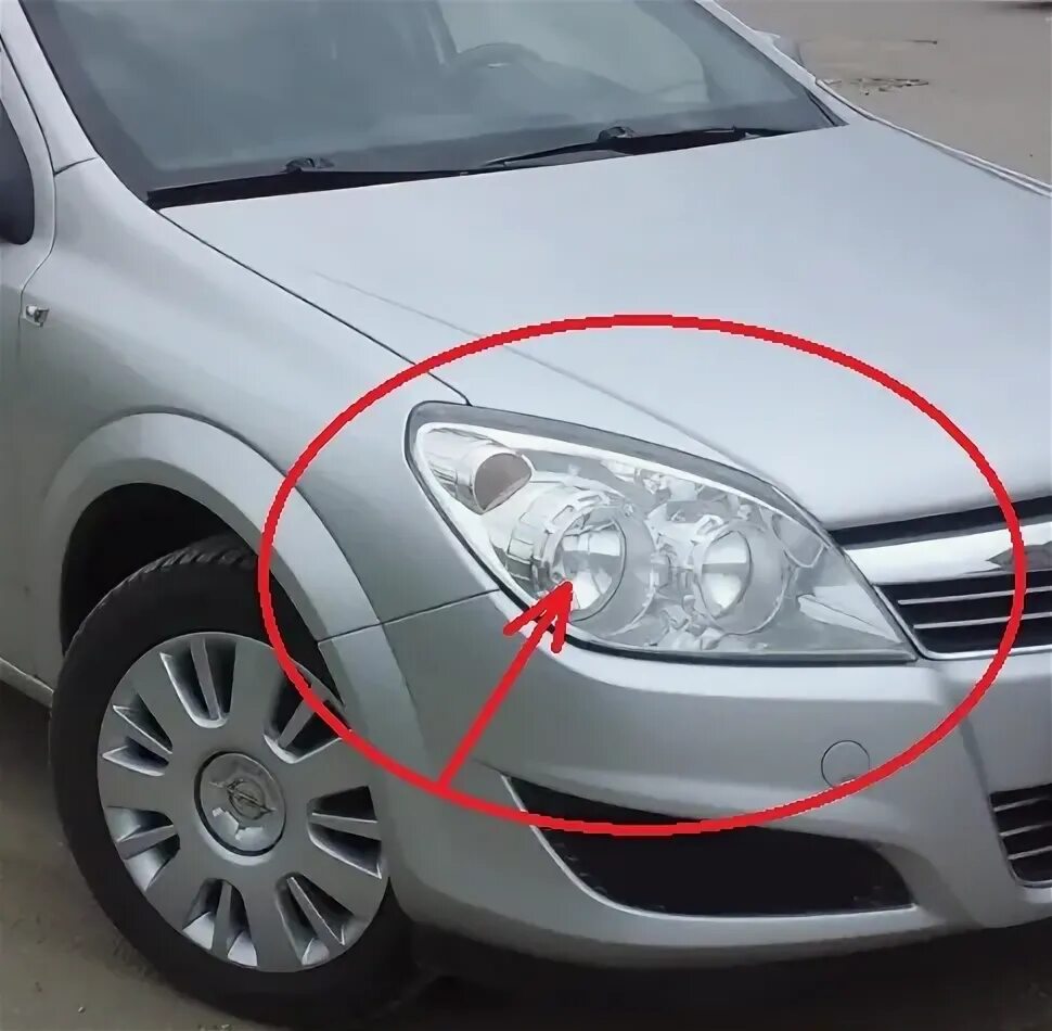 Как заменить фары в опеле Замена лампы ближнего света (типа FAQ'а) Opel Astra H, 1,8 л, 2006 года электр