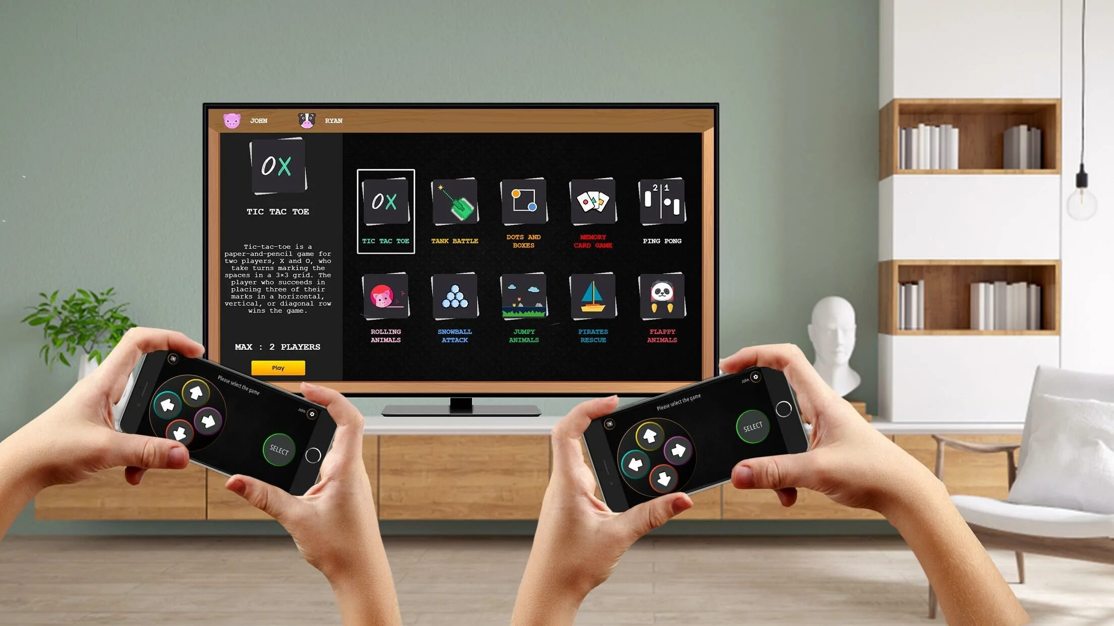 Игры на 2 на телевизор. Игры для Chromecast. MYTECH телевизор. Arcade games on IOS.