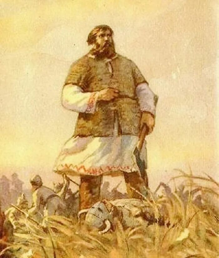 Богатырь с бородой. Русские крестьяне в живописи. Русский мужик на руси. Портки крестьянина древней руси. Русский мужик на руси.