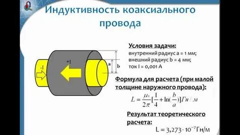 Средняя индуктивность катушки
