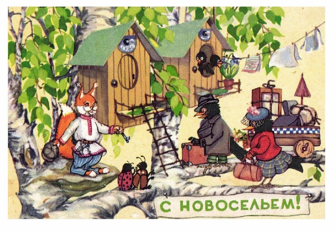 С новосельем муженек 