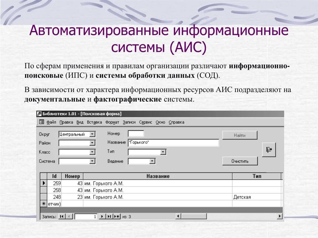 Использование аис. Информационно-поисковые базы данных. АИС обработки данных. АИС это расшифровка. АИС по сфере применения.