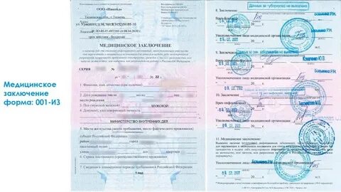 Медицинское заключение для иностранных граждан