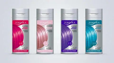 Оттенки оттеночного бальзама тоника