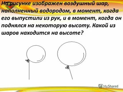 Шарик наполненный водородом