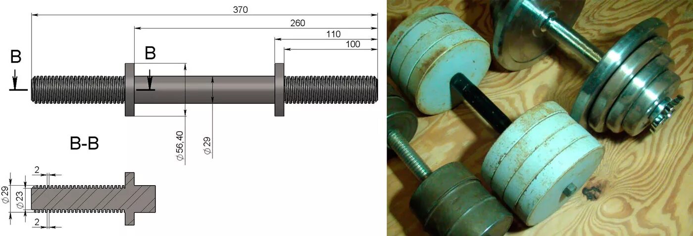 Гантель длина. Чертеж гантели разборной на 20 кг. Самодельные разборные гантели. Самодельные штанги и гантели. Самодельные гантели из металла.