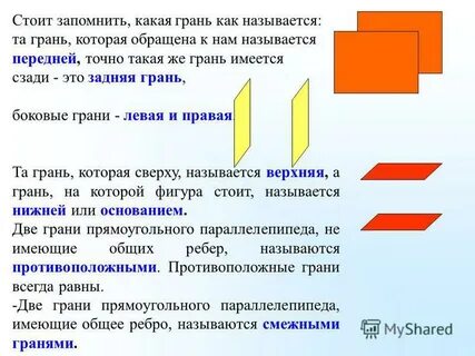 Общая грань это