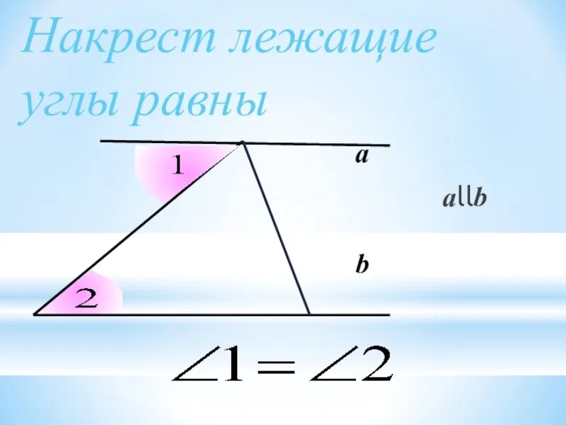 Накрест лежащие углы составляют. Накрест лежащие углы. накрест лежащие углы равны. накрестлежащие углы равнф. накркст лежащие угла равны.
