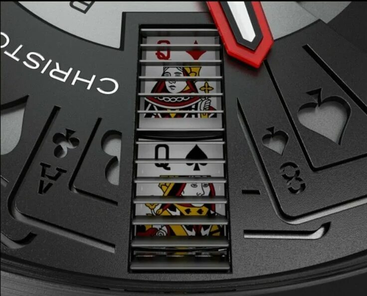 Часы покер. Christophe claret poker. часы с игрой в покер механические. тильти кларет / tilty claret.