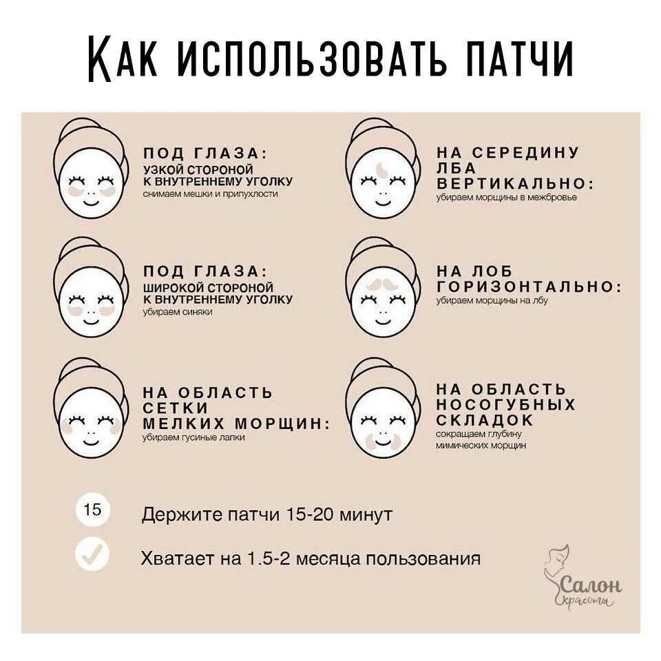 Сколько минут можно держать. Как исполльзовать Пачи. Как испольозватьпатчи. Как накладывать патчи для глаз. Патчи под глаза схема.