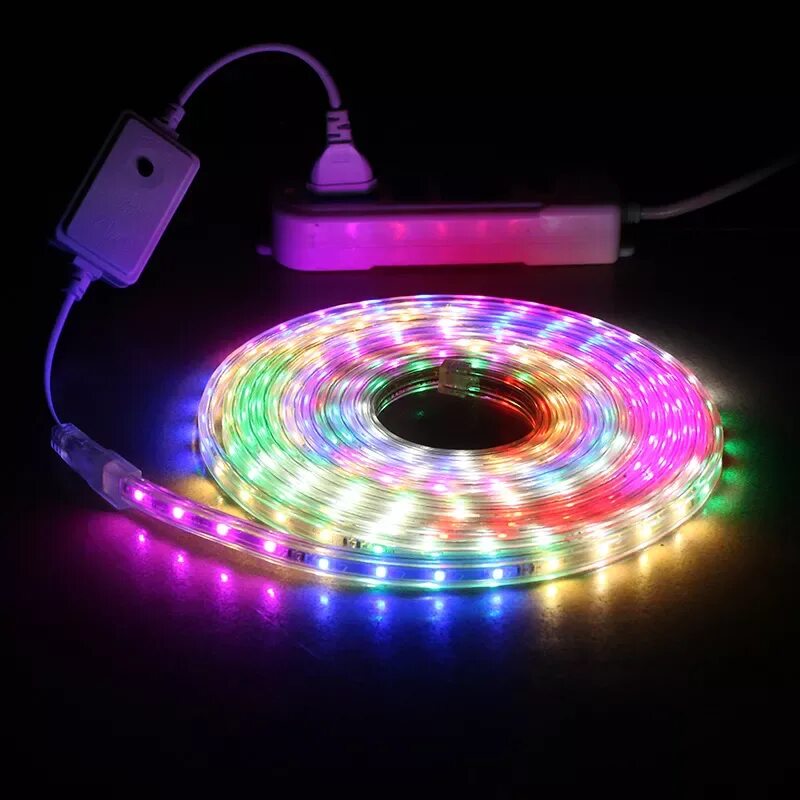 Купить светодиодный для улицы. Светодиодная лента led strip 5м. Уличная светодиодная лента 220в 2835 144. Лента RGB 220v. Smd2835-220.