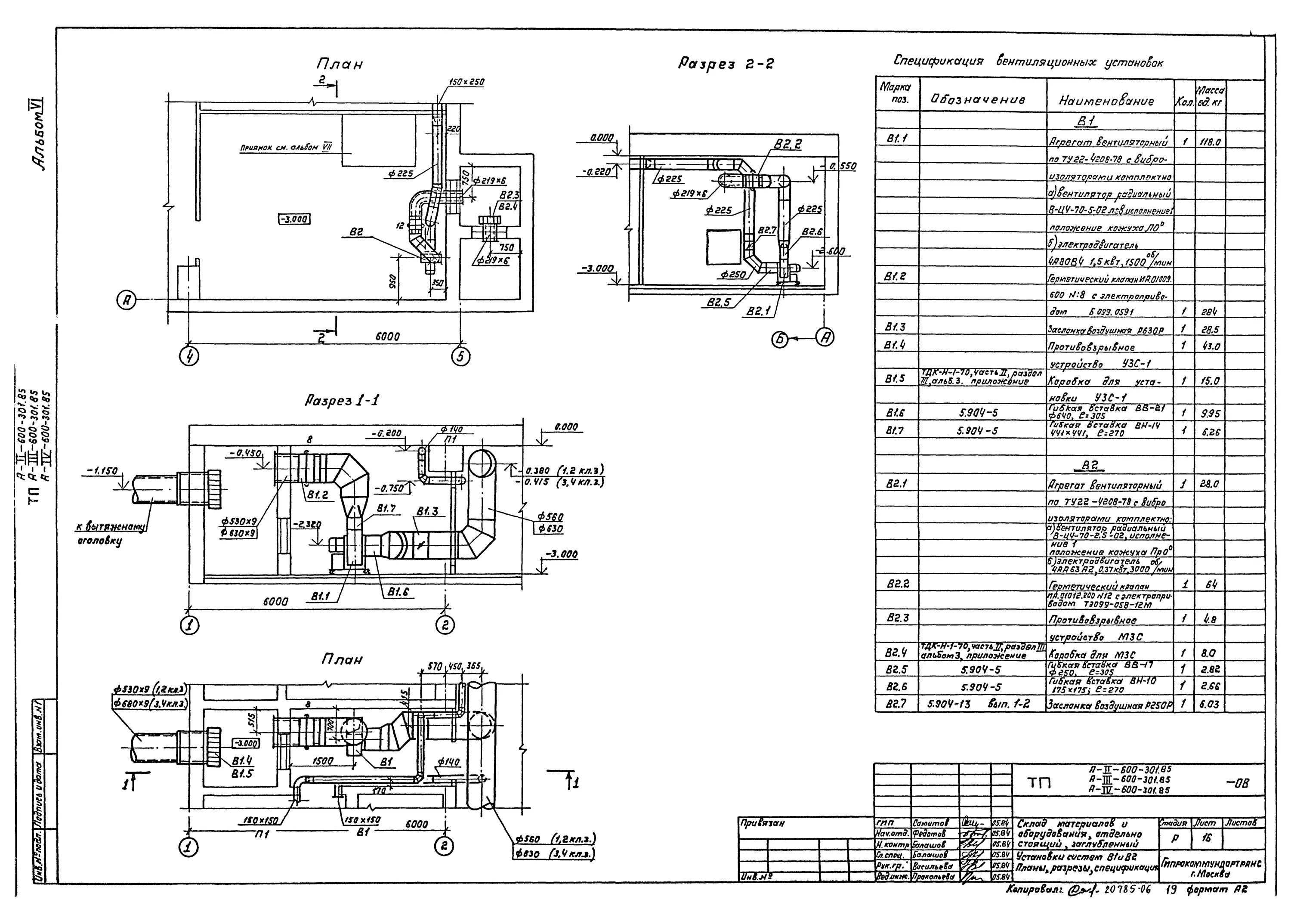 Типовой проект а-II,III,IV-600-301.85. Типовой проект а16в104.006. Типовой проект и-1158 спецификация вентиляции. Спецификация станка общий вид. 1а проект