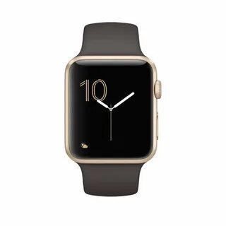 Gold aluminium case apple watch