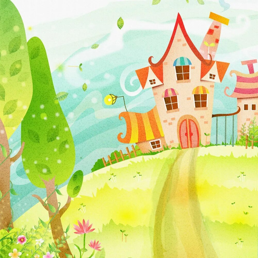 Сказочный фон. Сказочная страна цветов. Путешествие в страну вежливости. Рисунок маленькая страна. Сказочный детский сад.