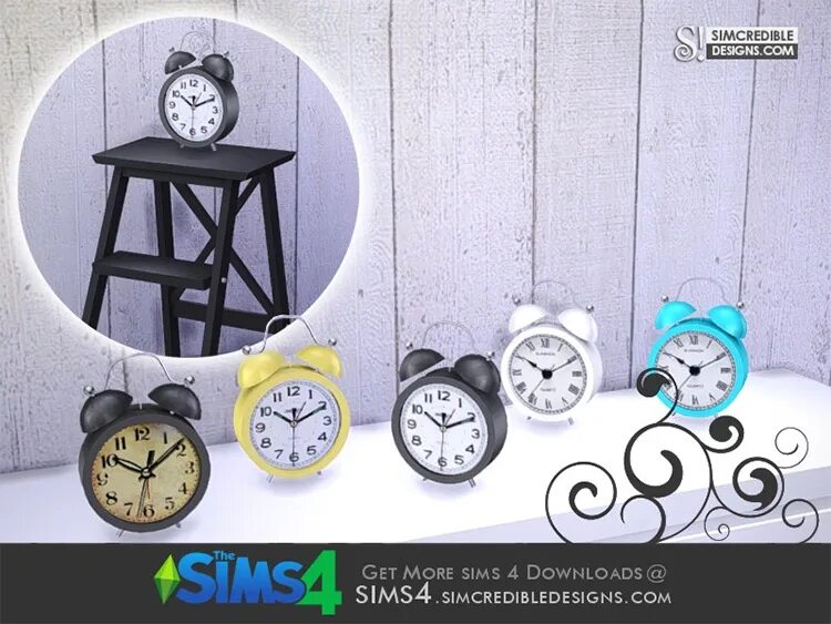 Апрель 2023 часы. Симс 4 будильник. SIMS 4 cc Clock. Часы симс 4. Симс 4 Wall Clock.