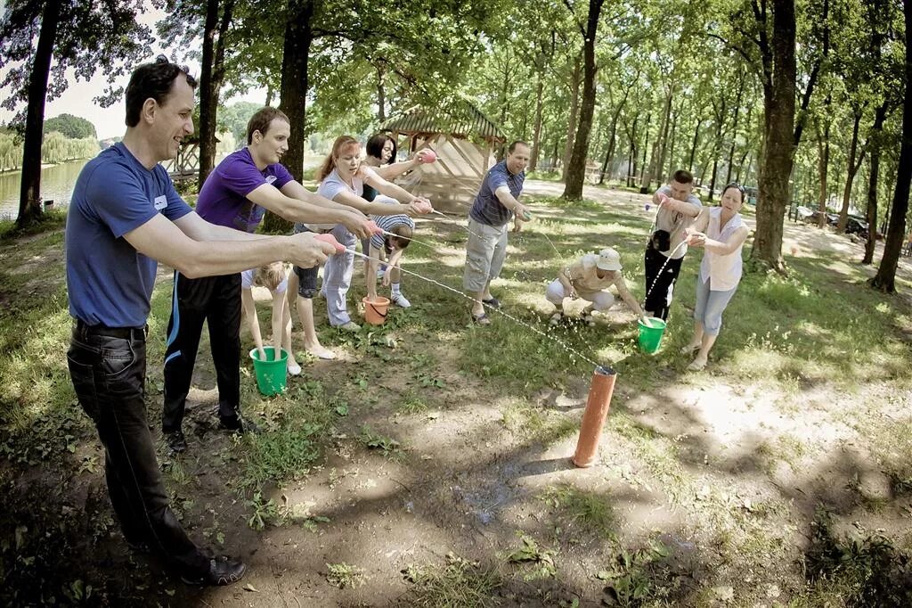 Веселые конкурсы на природе