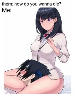 Anime thighs choke