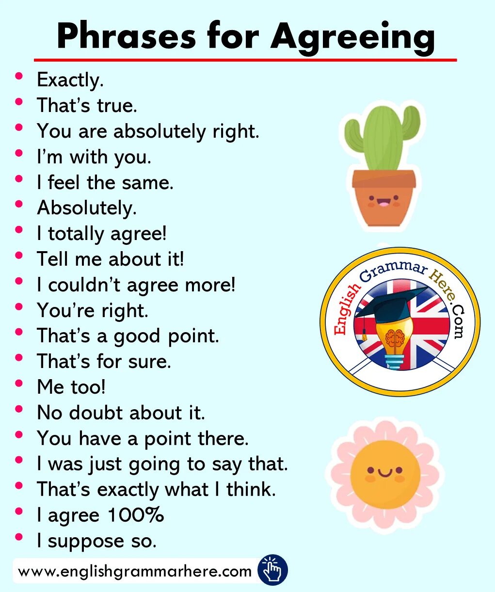 Phrases for dialogues