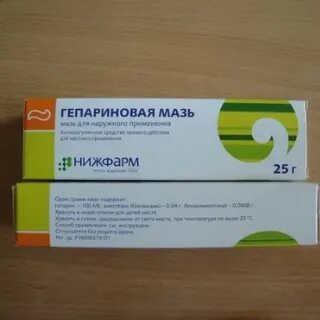 Гепариновая мазь можно при ушибах