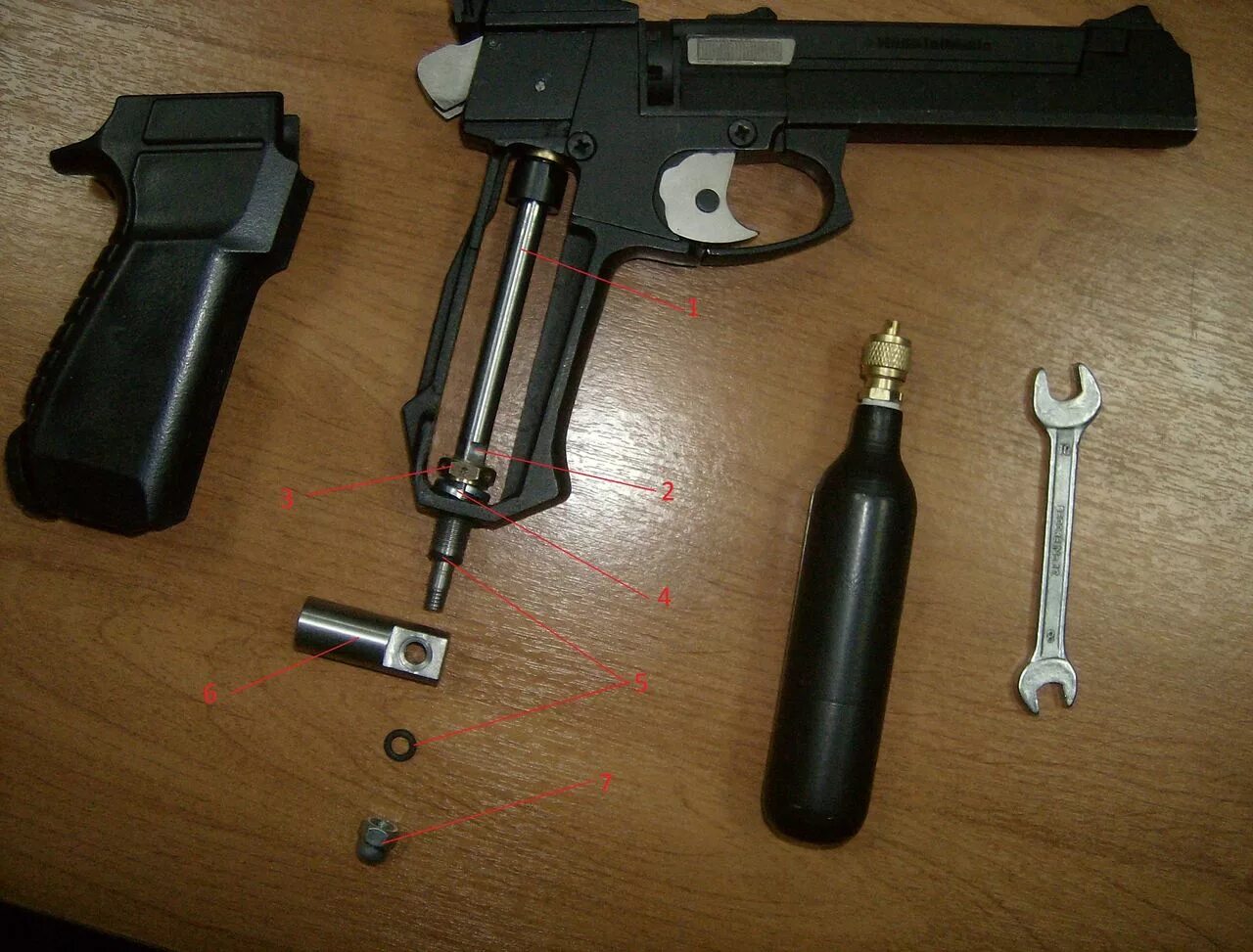 Как снять газовый пистолет Использование и обслуживание страйкбольных CO2 пистолетов Страйкбол Red Army A