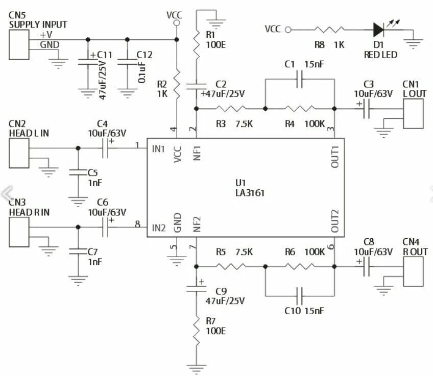 Tape head. Tape recorder magnetic head low noise preamp. tape transistor. asian head schematic.