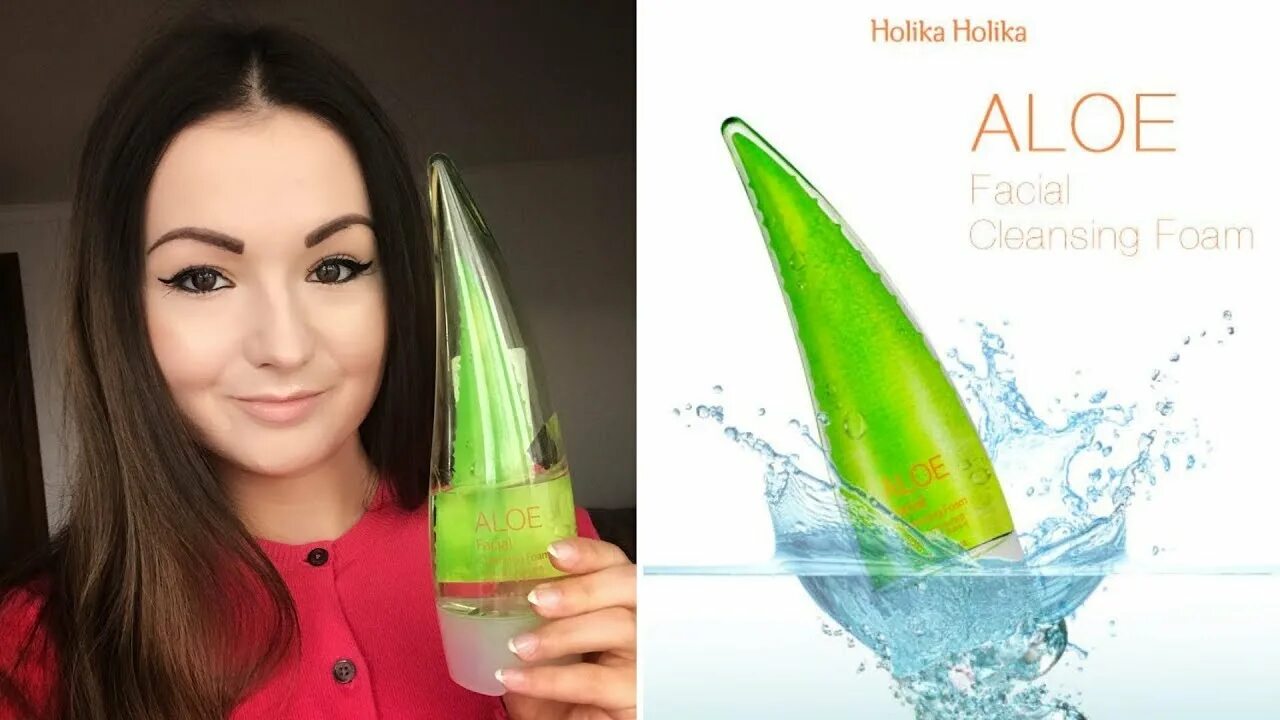 Holika Aloe. Пенка алоэ Холика. Aloe facial Cleansing Foam. Холика Холика пенка для умывания алоэ. Holika holika cleansing foam