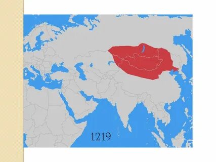 Монгольская империя карта