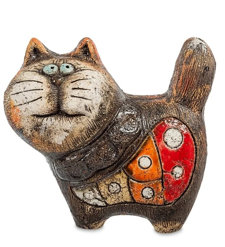 Керамическая кошка купить. Кот шамот охотник. Керамические коты. Керамическая фигурка кошки. Керамические игрушки.
