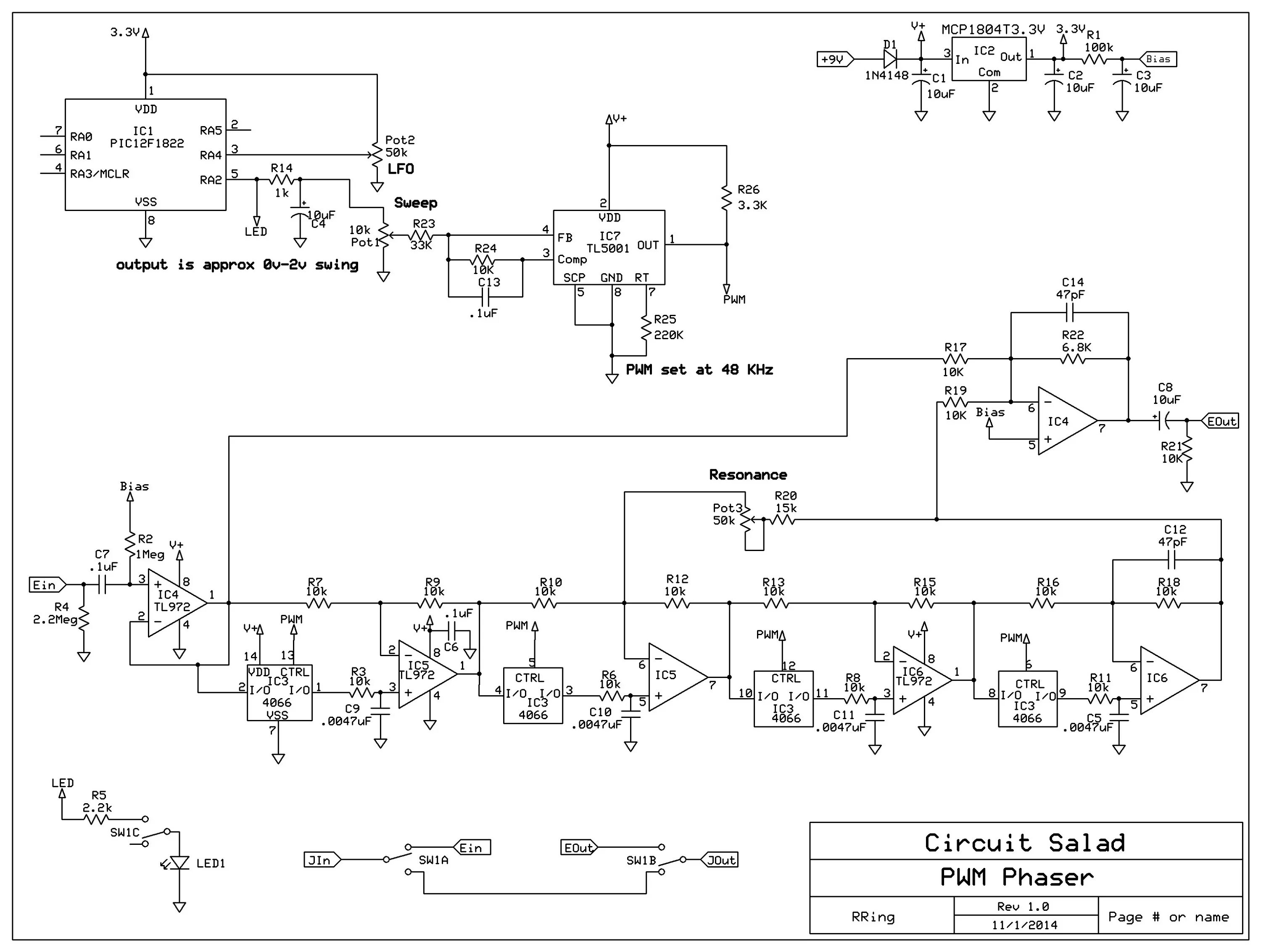 Phaser 90 схема. Small Stone Phaser схема. Az12phaser 2011 схема. 4066 Коммутатор Audio.