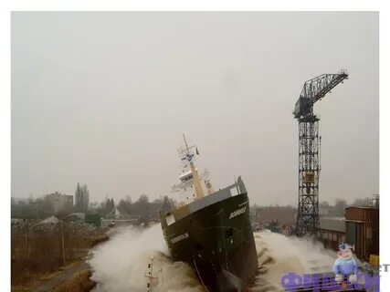 Спуск судна на воду