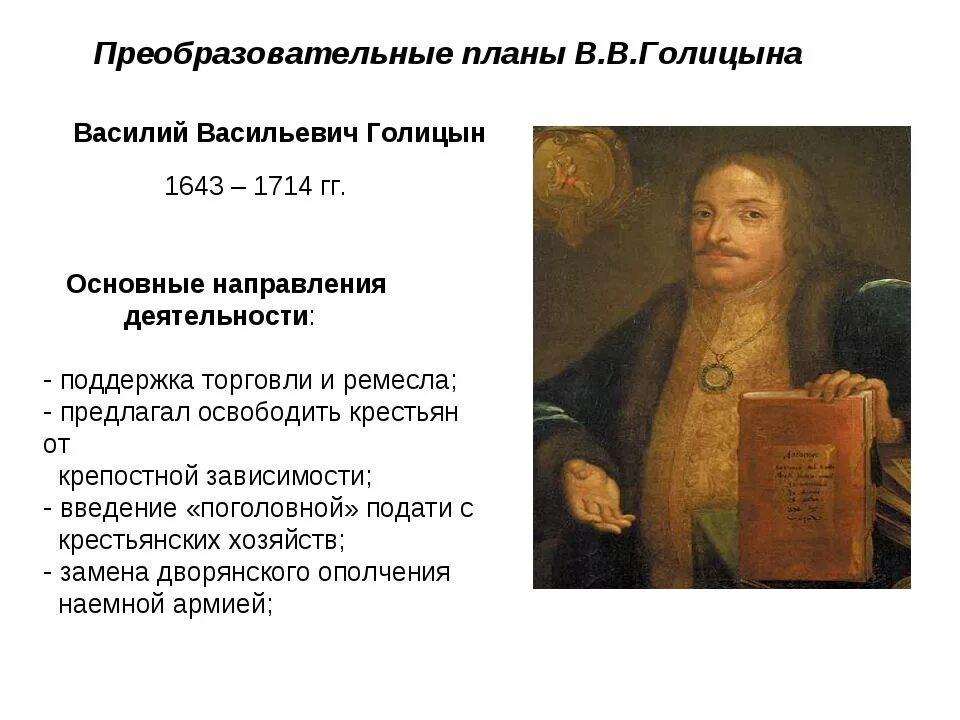 Голицын реформатор опередивший время проект