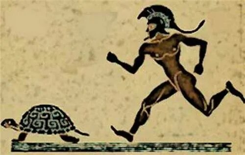 Апории зенона черепаха. Ахиллес и черепаха парадокс. Задача про ахиллеса и черепаху. Апория ахиллес и черепаха. Ахиллес и черепаха парадокс.