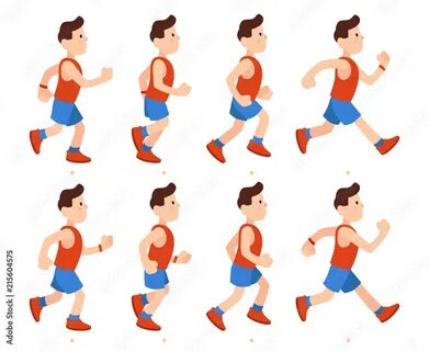 Running man animation