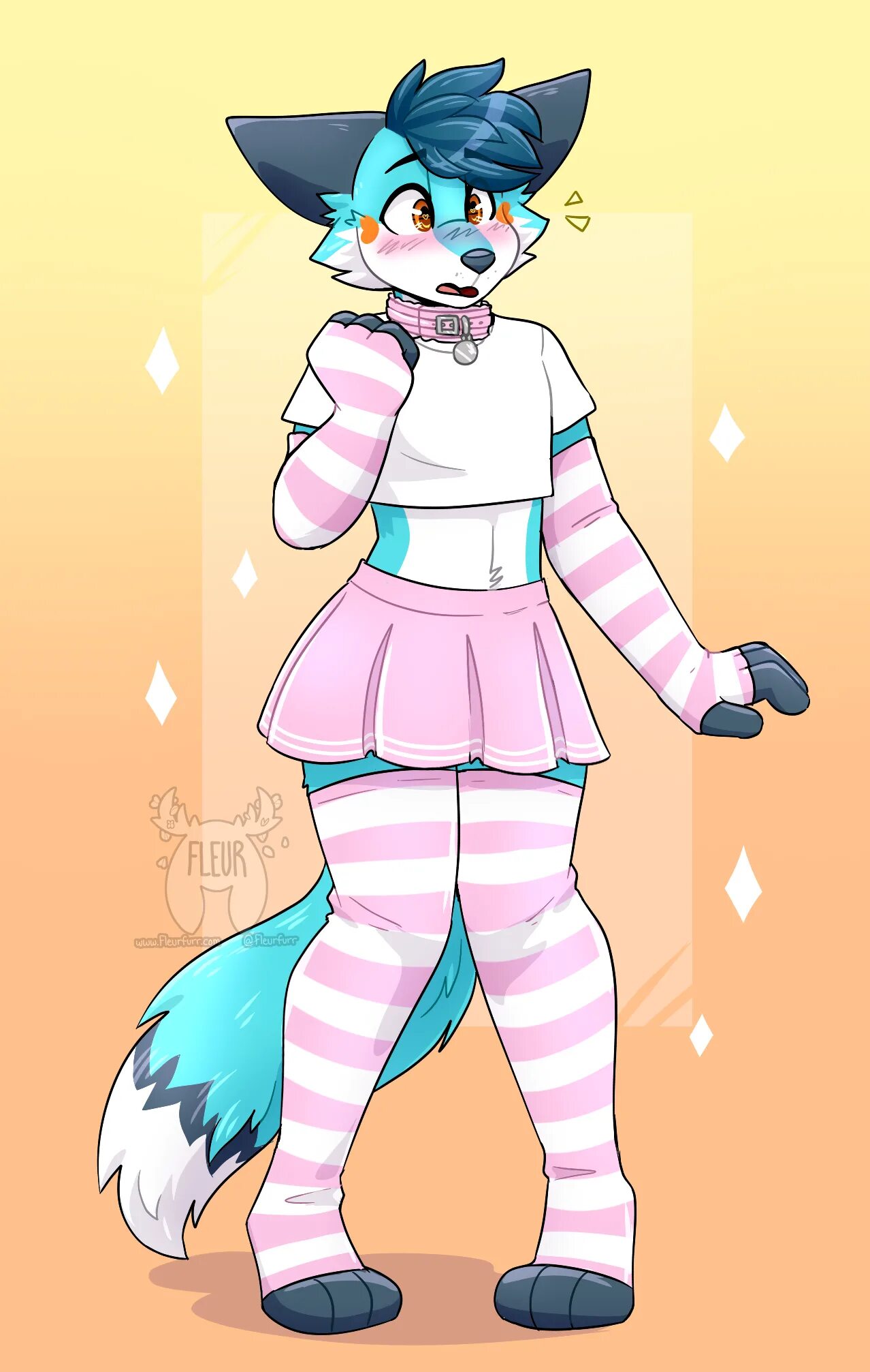 Femboy fox. Фурри фембой. Фембой Фокс. Фурри фембой лисы. Furry Trap горничная фембой.