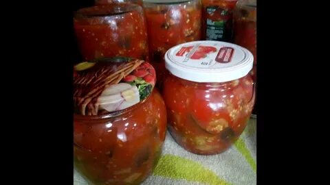 Баклажаны по татарски на зиму
