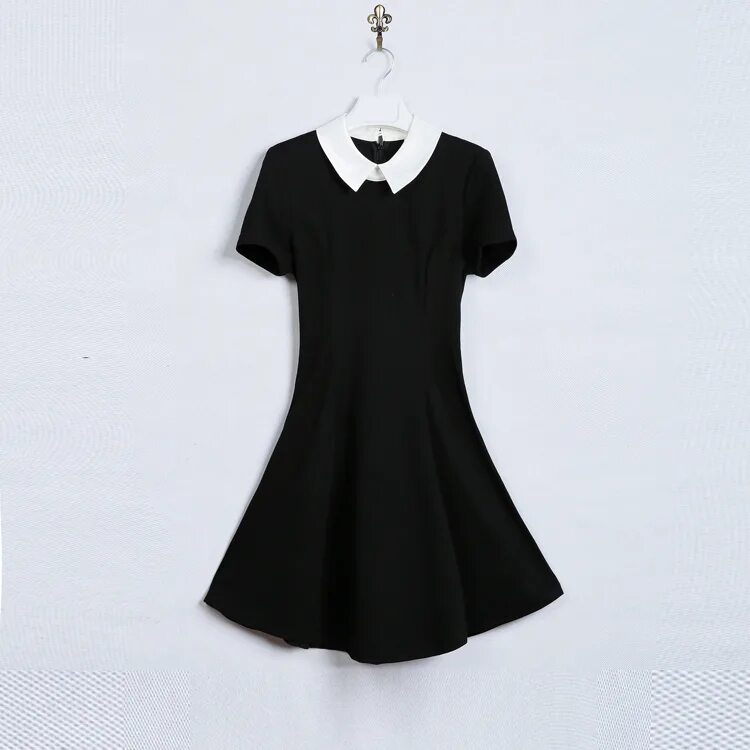 платье lime черное с белым воротником. платье женское с воротником. черное платье с воротничком. платье с белым воротом. платье с воротником ресервед.