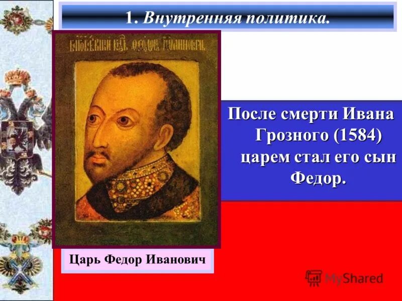 иван грозный. кто стал первым царем в россии. после смерти ивана iv на престол взошёл. кто стал царем после ивана. династия рюриковичей и смутное время.