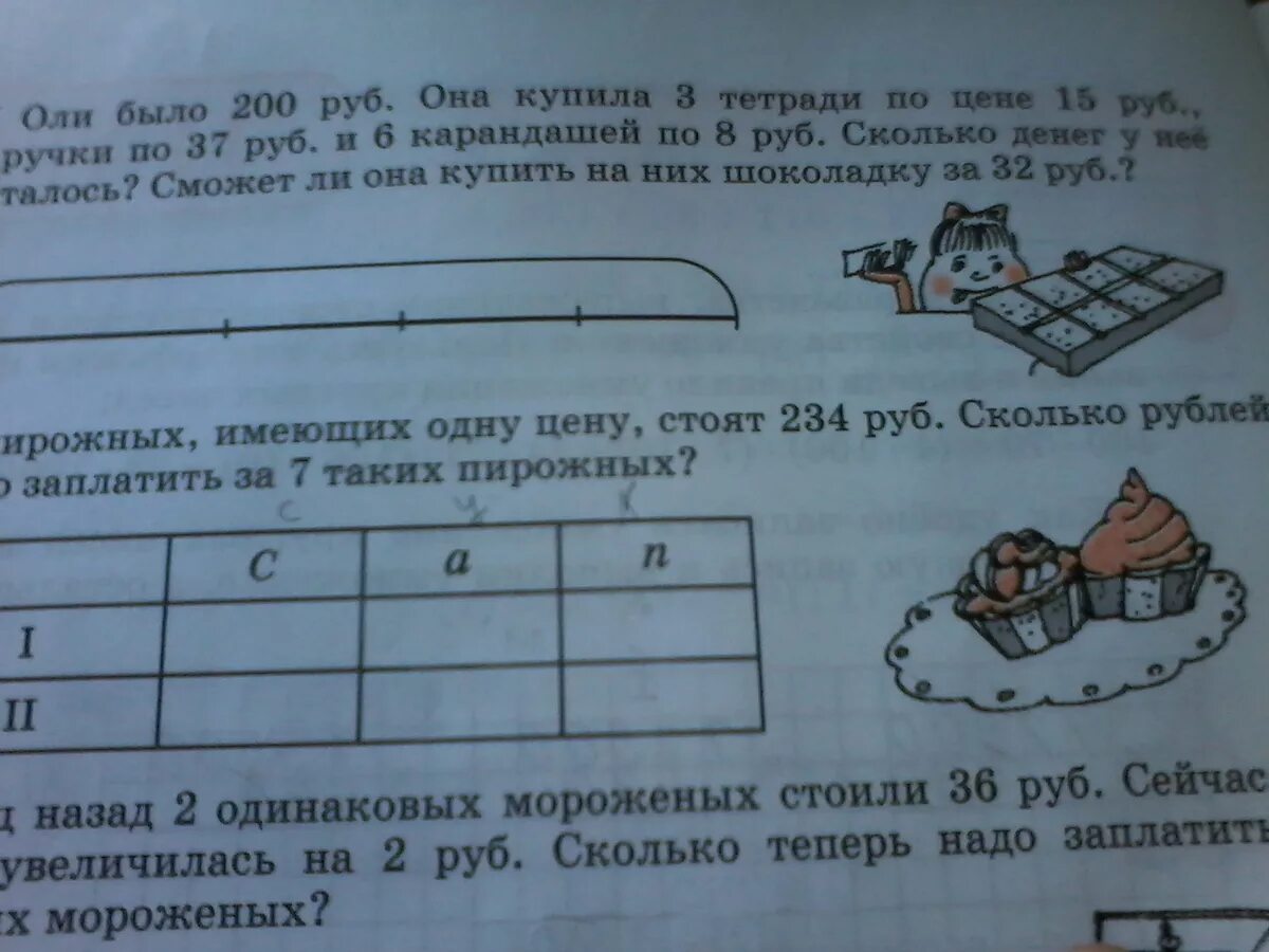 Купили 5 ручек по цене р. 9 Пирожных имеющих одну цену стоят 234. Стоят 7 таких пирожных. Таблица 9 пирожных имеющих одну цену стоят 234. За 2 одинаковых пирожных.