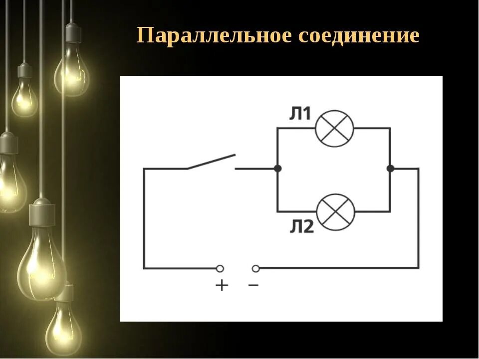 Электрическая лампочка соединение