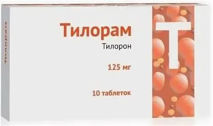 Тилорон инструкция по применению взрослым 125 мг