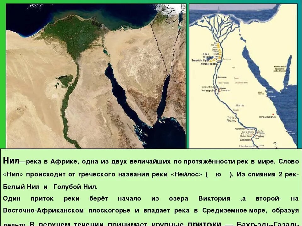 Какие есть направления реки