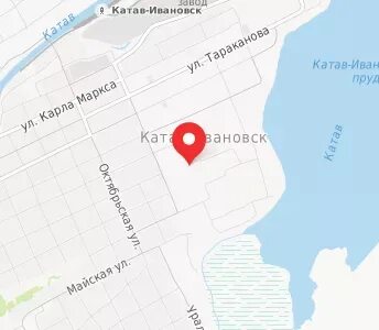 Катав ивановском карта