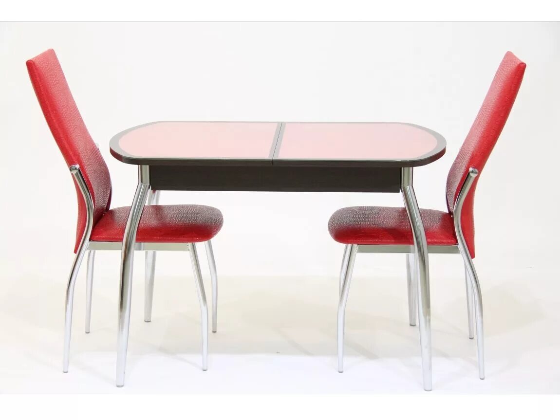 Кухонный стол тамбов. Стол Гала 12 (90*60) с кожей крокодила Гальваник. Стол Гала 23 Гальваник. Стол стеклянный кухонный красный. Овальные столы раздвижные с красного стекла.